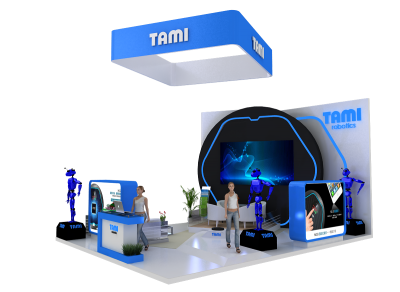 tami电子科技产品展台模型下载